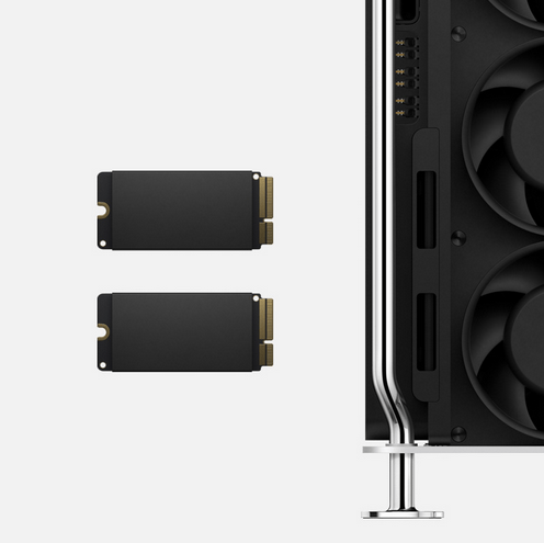 Mac Pro 2019 не позволяет самостоятельно добавлять SSD